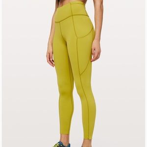 Lululemon Fast and Free 19’ crop leggings size 10